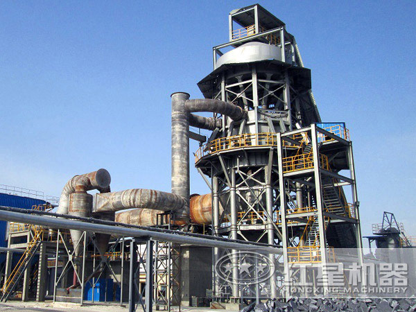 紅星機(jī)器回轉(zhuǎn)窯現(xiàn)場圖 