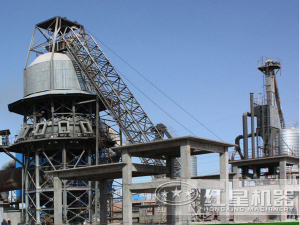 紅星機(jī)器回轉(zhuǎn)窯現(xiàn)場圖 