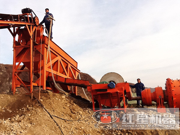 大型干式磁選機作業(yè)現場